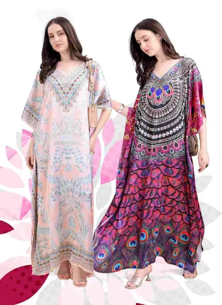 Jisha Kaftan E Nazakat Japan Satin Wholesale Kaftan Suppliers In Mumbai